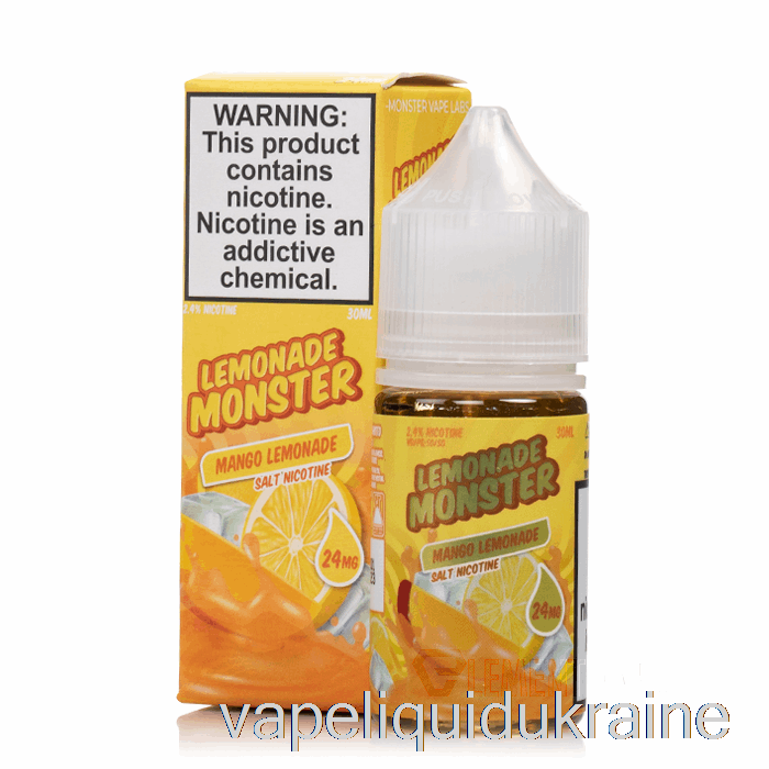Vape Liquid Ukraine Mango - Lemonade Monster Salts - 30mL 48mg